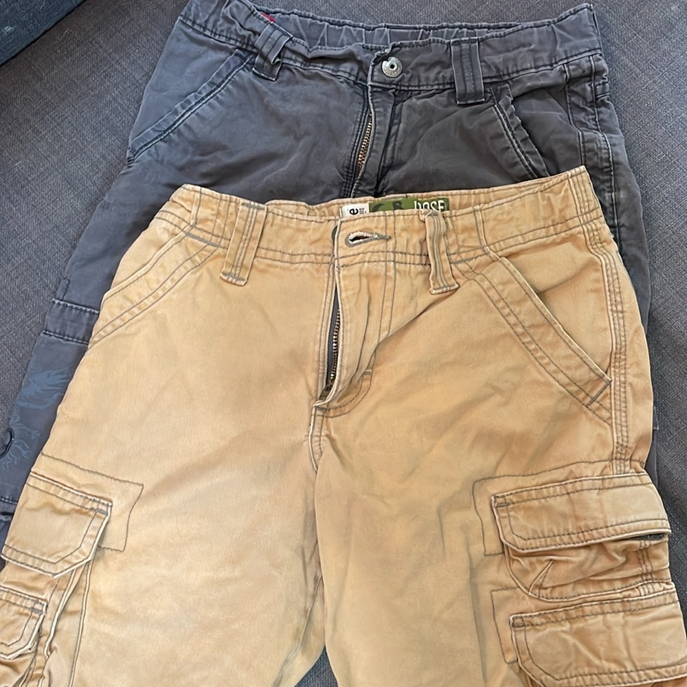 Two pairs of boys carpenter shorts
